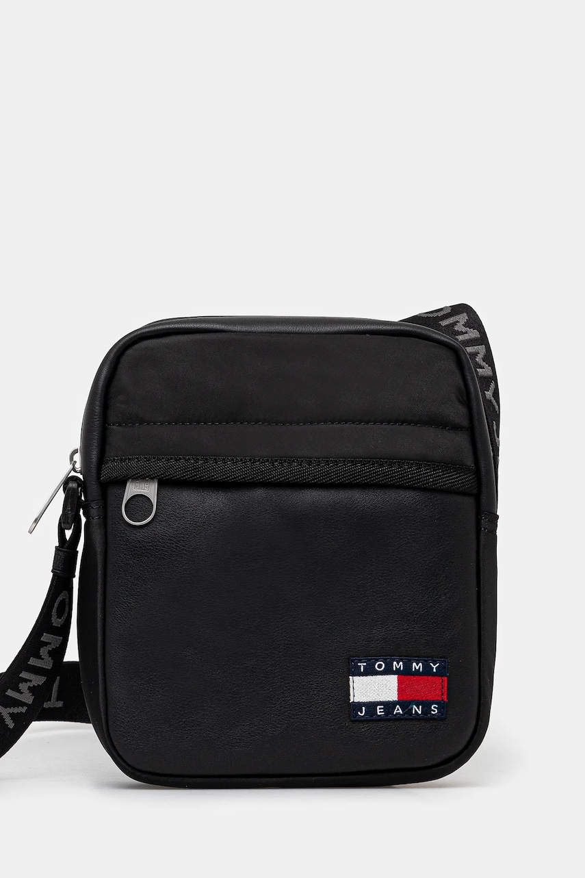 Tommy Jeans borseta culoarea negru, AM0AM13316 Tommy Jeans borseta culoarea negru, AM0AM13316