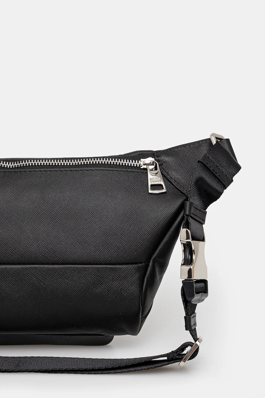 Кожаная сумка на пояс Karl Lagerfeld цвет чёрный 551455.815914 Кожаная сумка на пояс Karl Lagerfeld цвет чёрный 551455.815914