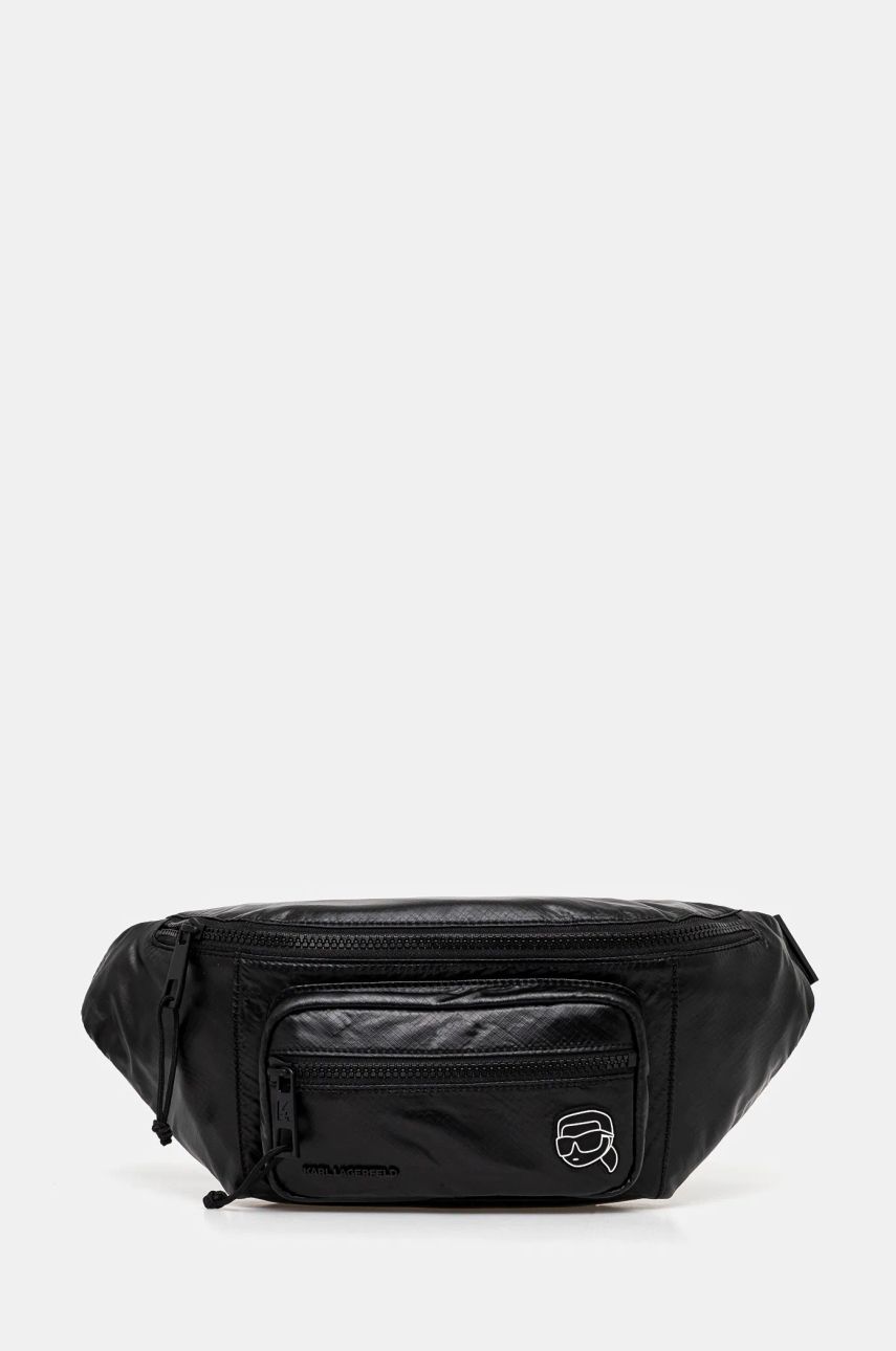 Karl Lagerfeld borsetă K/IKON culoarea negru, A1M30086