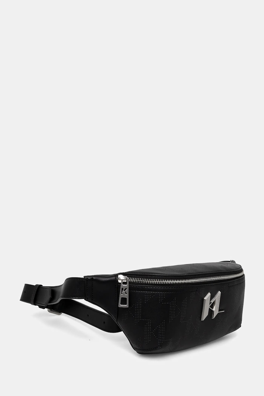 Сумка на пояс Karl Lagerfeld K/PLAK цвет чёрный A1M30090 Сумка на пояс Karl Lagerfeld K/PLAK цвет чёрный A1M30090