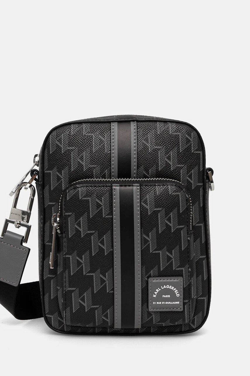 Karl Lagerfeld borsetă K/KANVAS culoarea negru, A1M30109