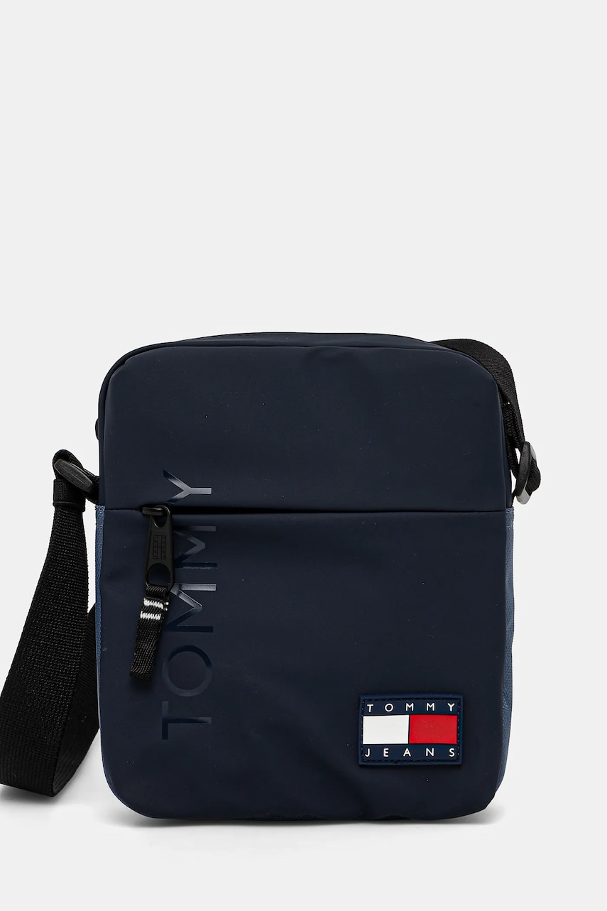 Tommy Jeans borseta culoarea albastru marin, AM0AM13270