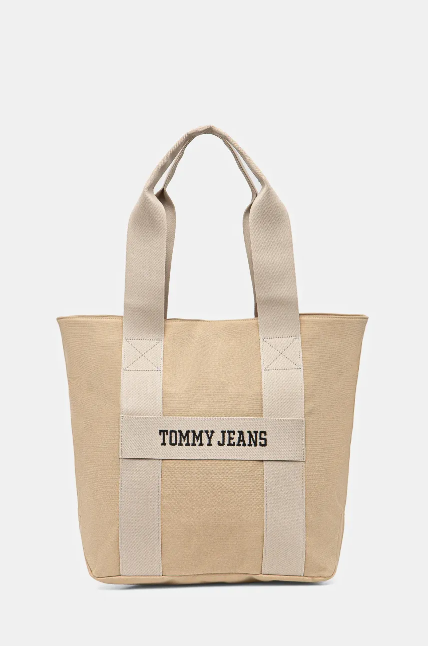 Tommy Jeans geanta culoarea bej, AM0AM13278