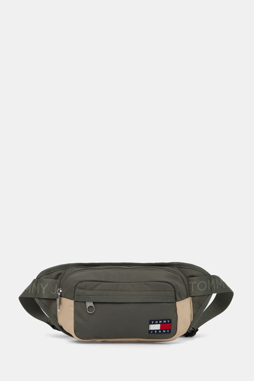 Tommy Jeans borseta culoarea verde, AM0AM13267