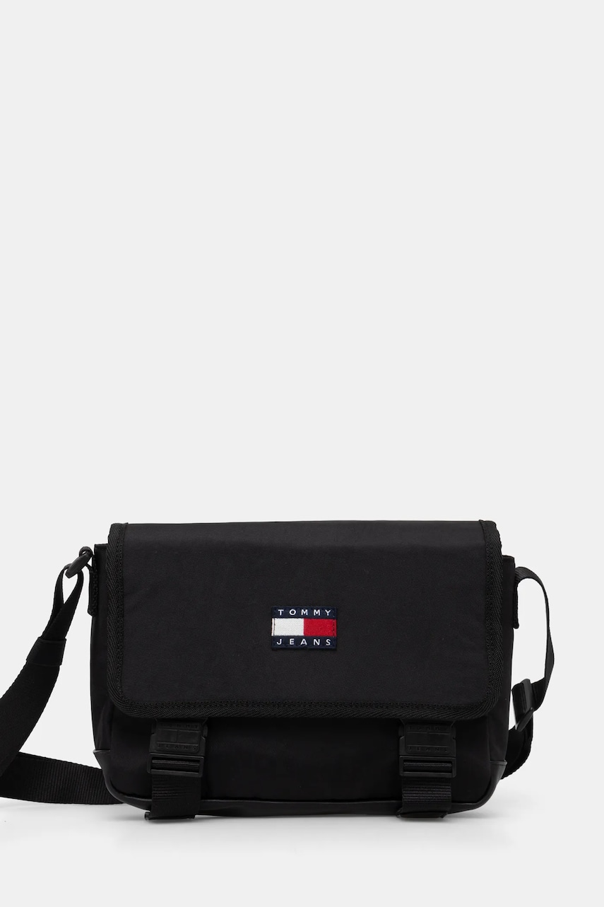 Tommy Jeans borsetă culoarea negru, AM0AM13326 Tommy Jeans borsetă culoarea negru, AM0AM13326