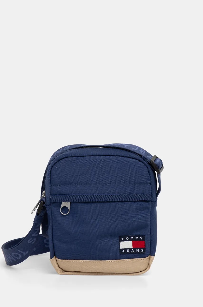 Tommy Jeans borsetă culoarea bleumarin, AM0AM13265