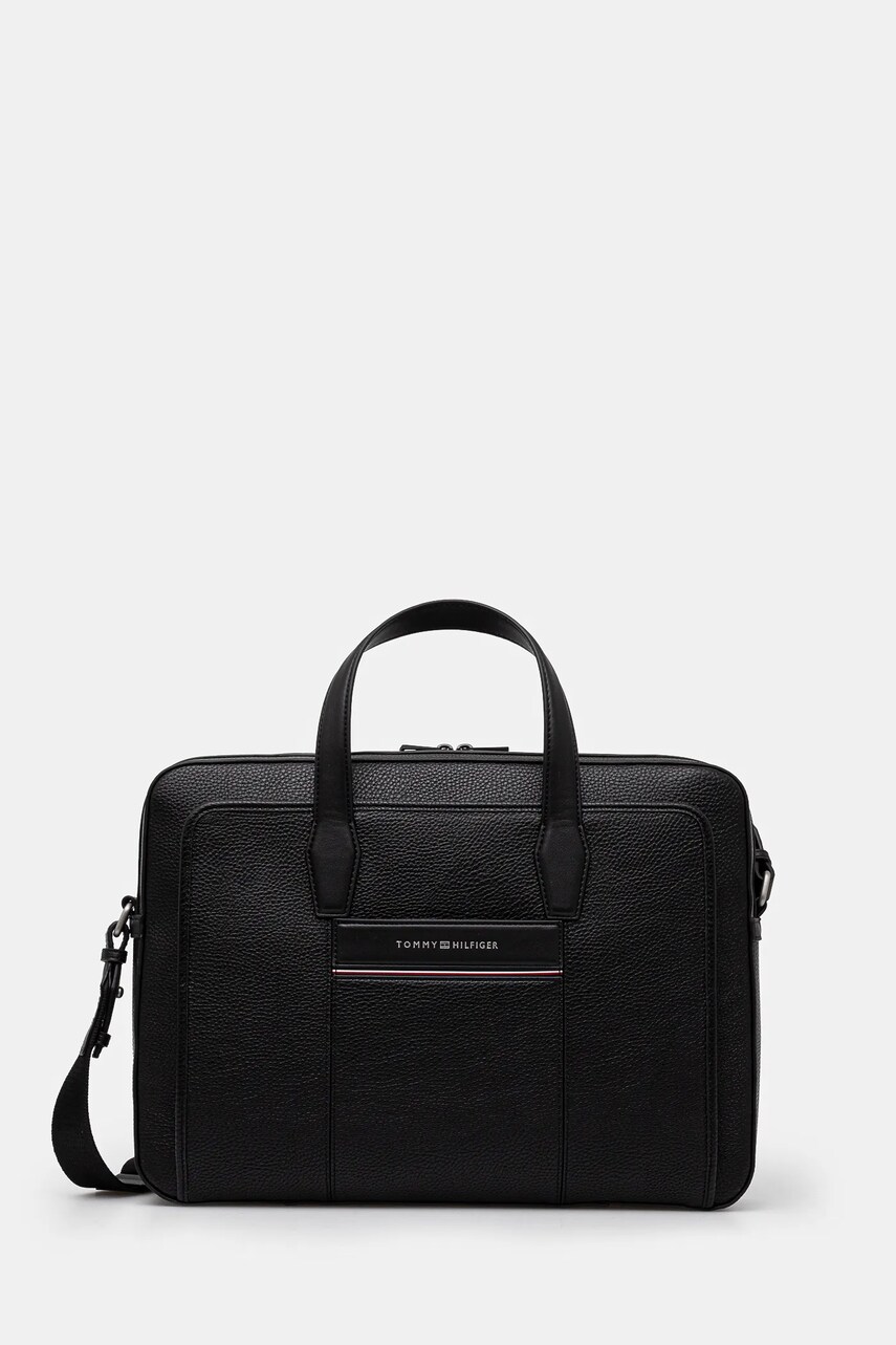 Levně Taška Tommy Hilfiger černá barva, AM0AM13095