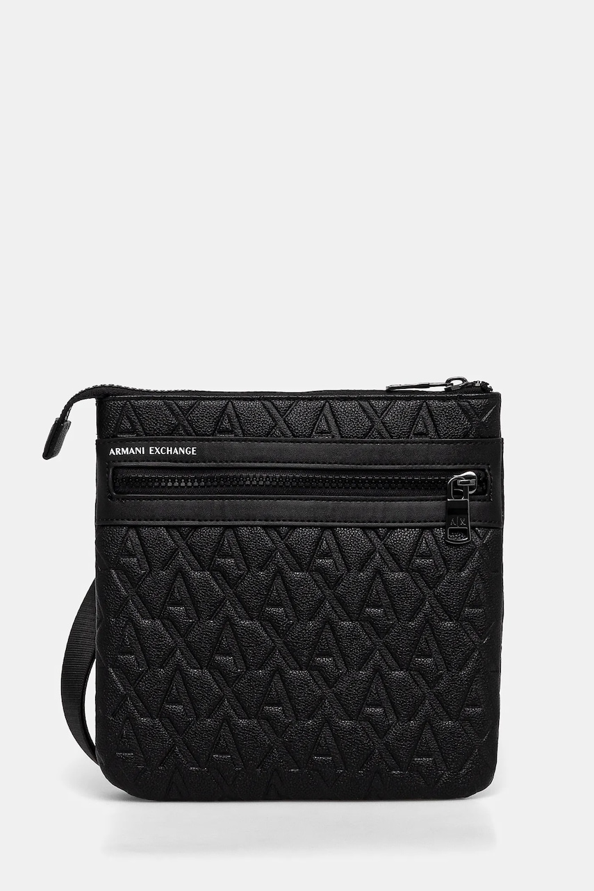 Armani Exchange borsetă bărbați, culoarea negru, XM000579 AF12133