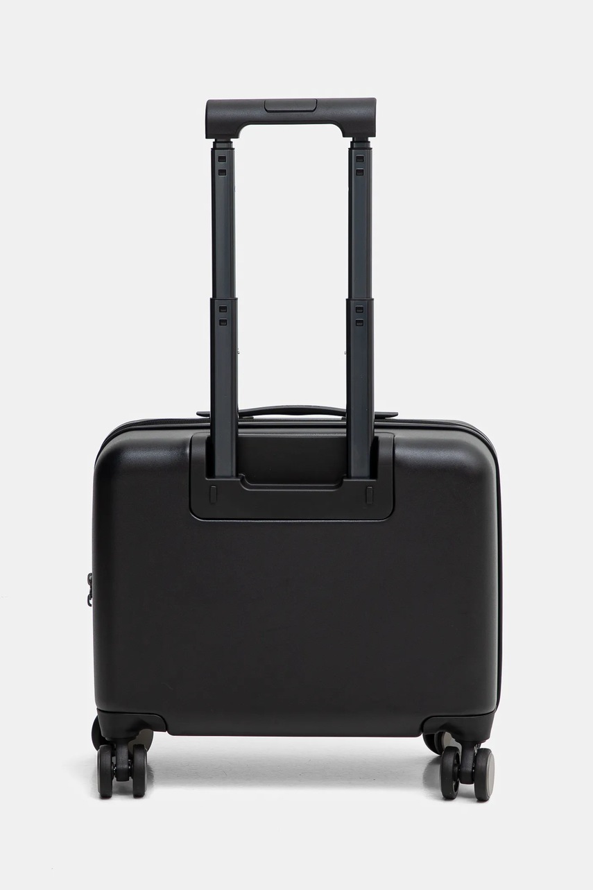 Βαλίτσα Guess VERONA χρώμα: μαύρο, TMVELO P5143 φωτογραφία