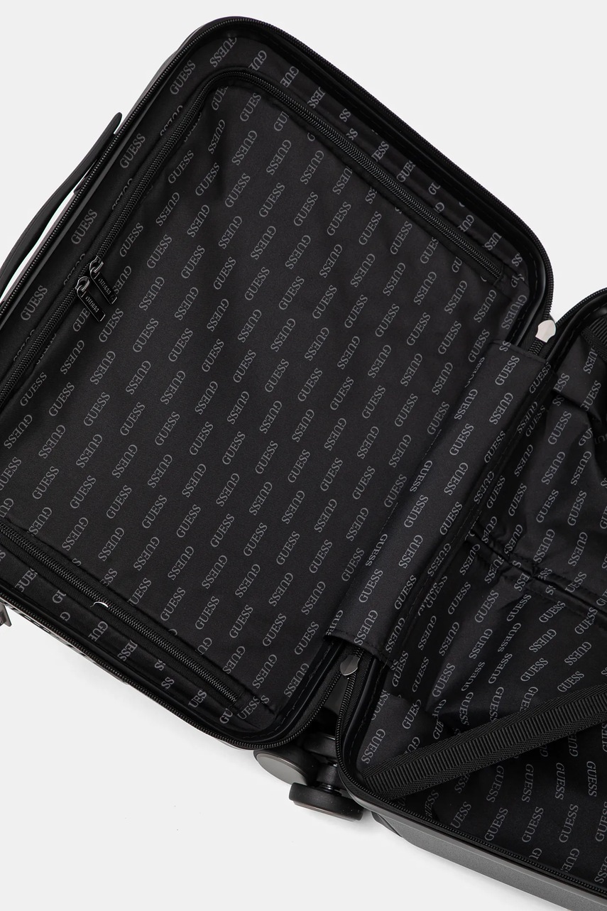 Βαλίτσα Guess VERONA χρώμα: μαύρο, TMVELO P5143 φωτογραφία