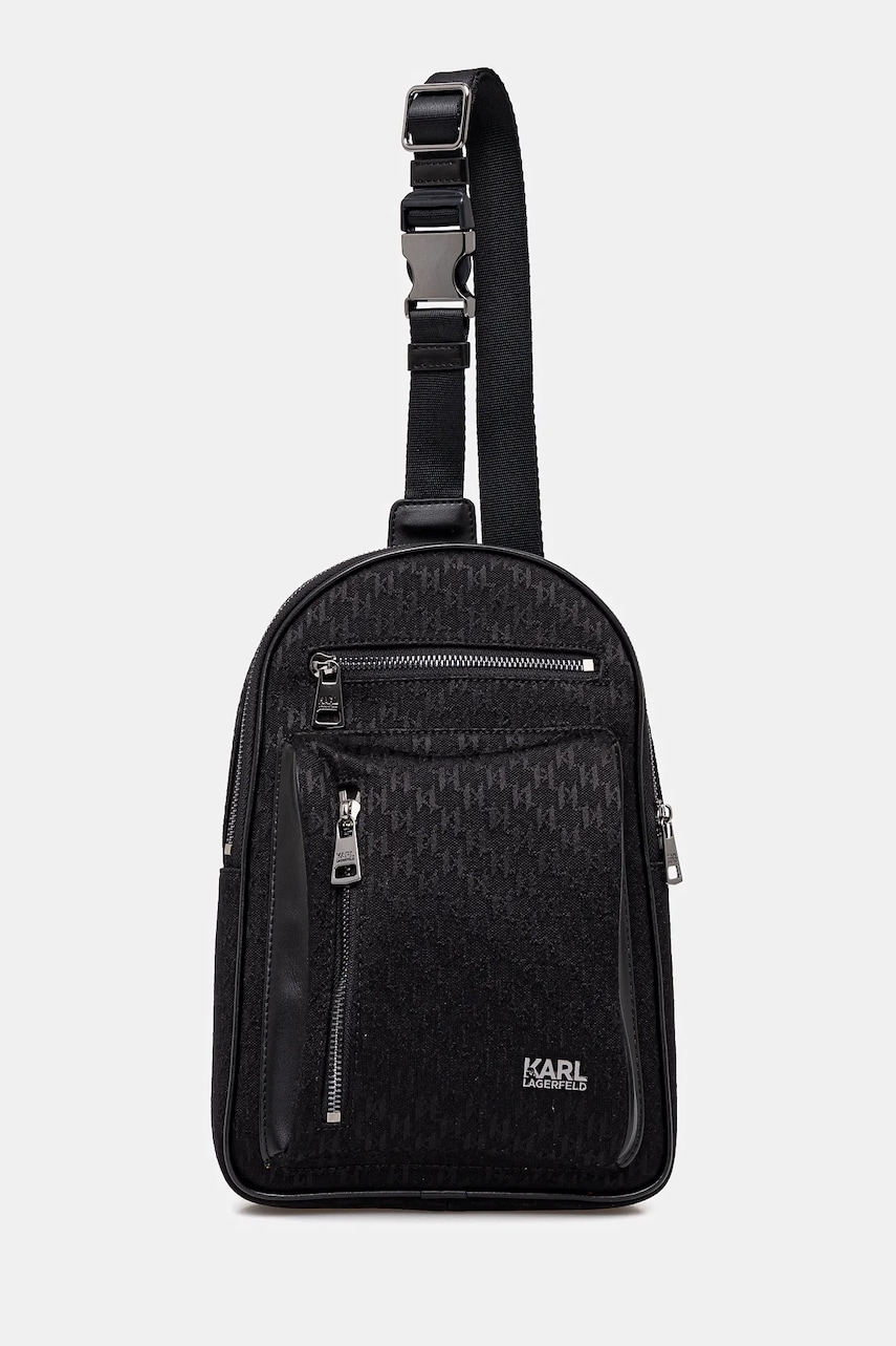 Karl Lagerfeld rucsac barbati, culoarea negru, mic, modelator, 552115.805920 Karl Lagerfeld rucsac barbati, culoarea negru, mic, modelator, 552115.805920
