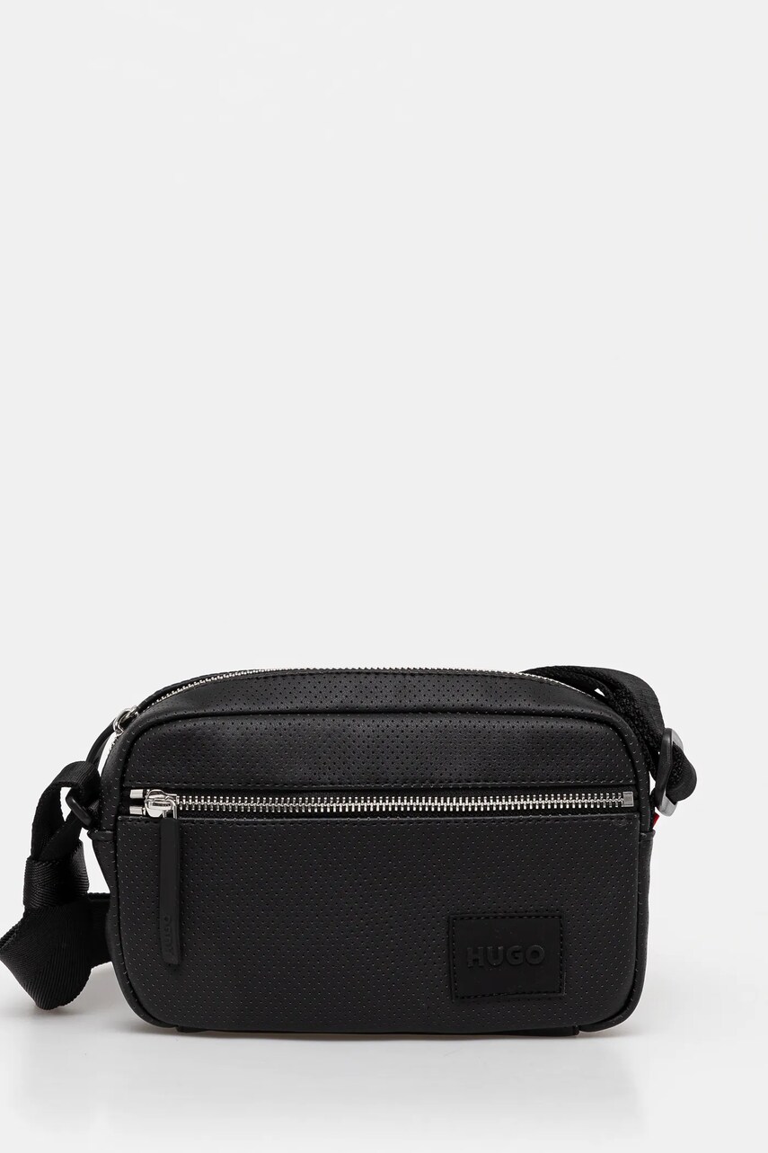 HUGO borsetă culoarea negru, 50541898