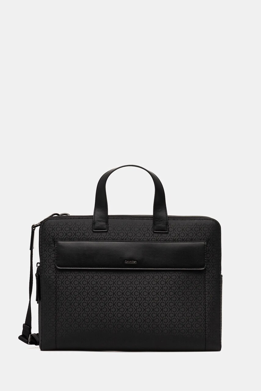 Levně Taška na notebook Calvin Klein černá barva, K50K512938