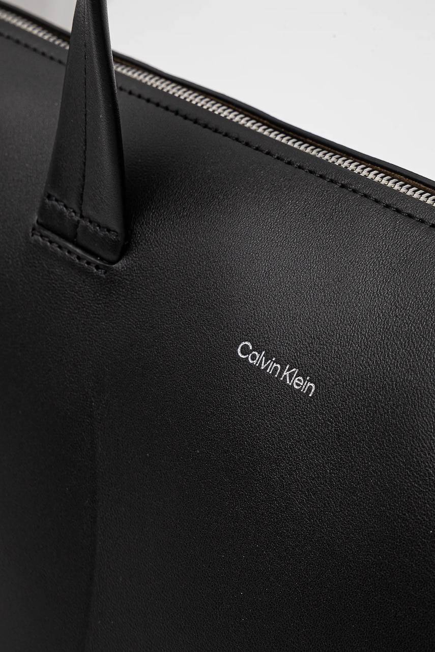 Кожаная сумка для ноутбука Calvin Klein цвет чёрный K50K512939 Кожаная сумка для ноутбука Calvin Klein цвет чёрный K50K512939