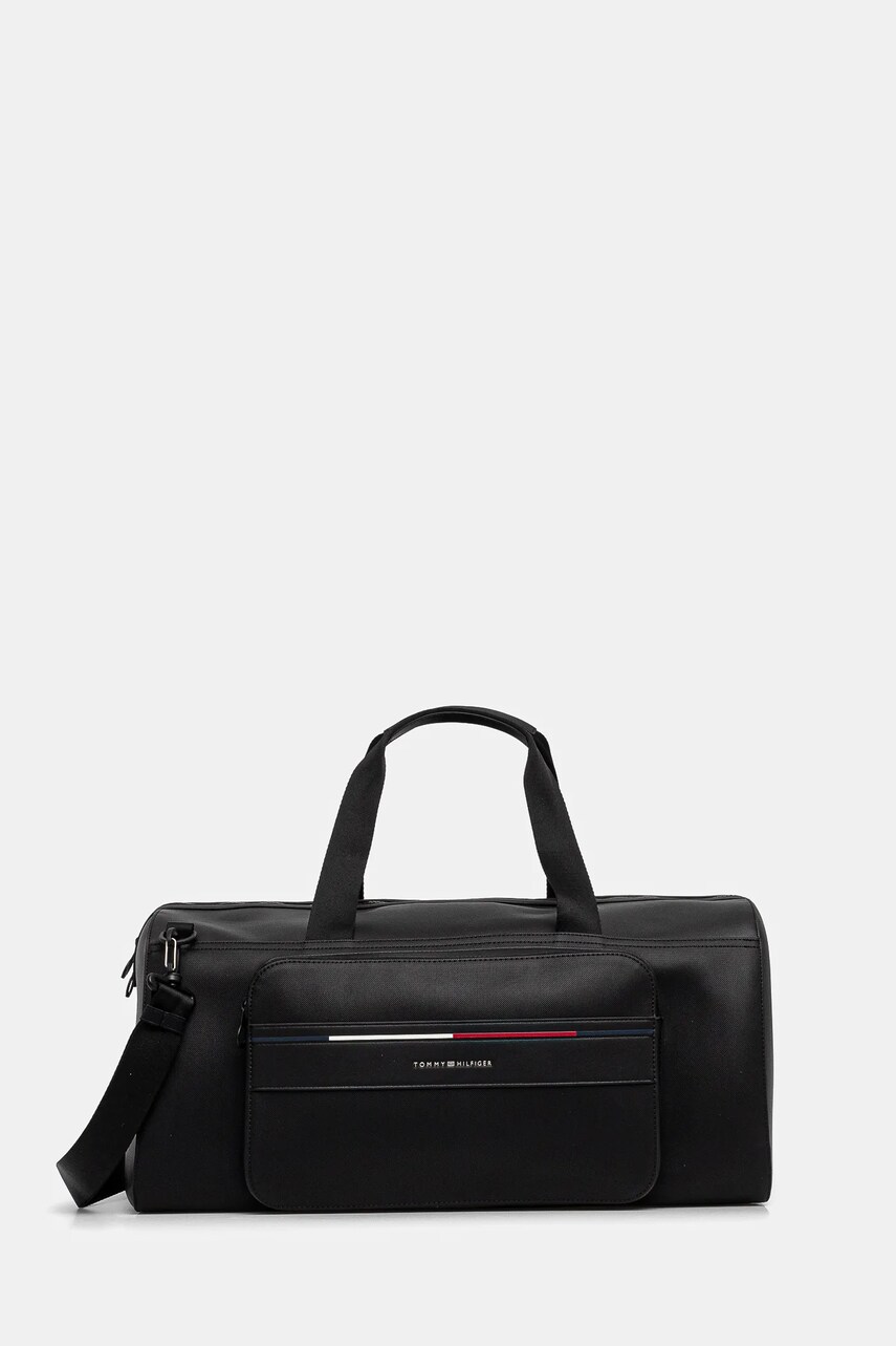 Levně Taška Tommy Hilfiger černá barva, AM0AM13364
