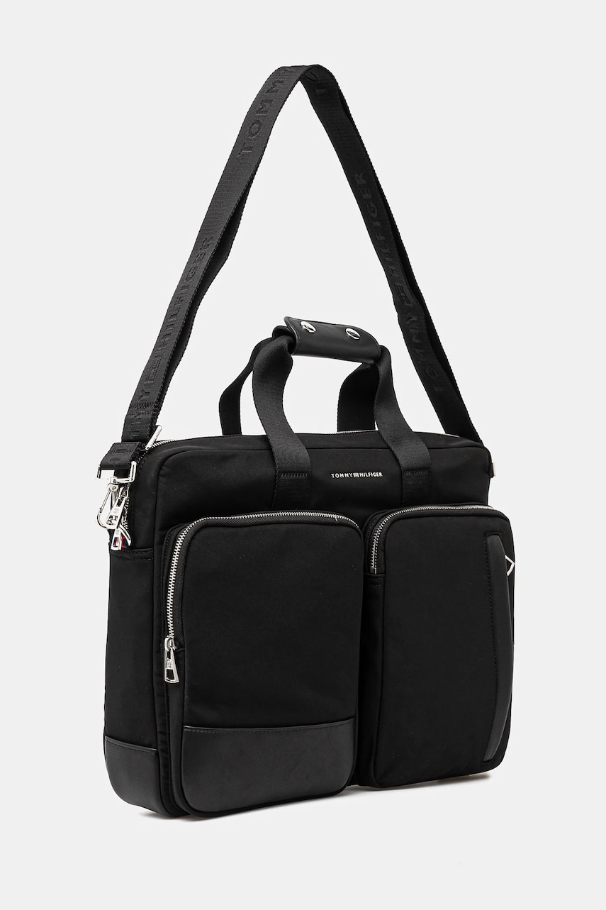 Сумка для ноутбука Tommy Hilfiger цвет чёрный AM0AM13191 Сумка для ноутбука Tommy Hilfiger цвет чёрный AM0AM13191