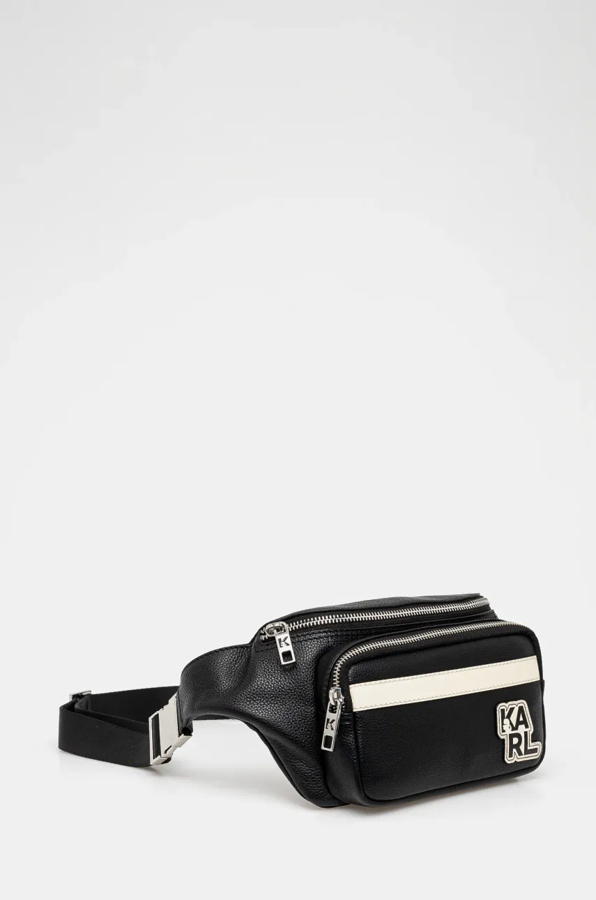 Сумка на пояс Karl Lagerfeld мужская цвет чёрный ASM30013 Сумка на пояс Karl Lagerfeld мужская цвет чёрный ASM30013