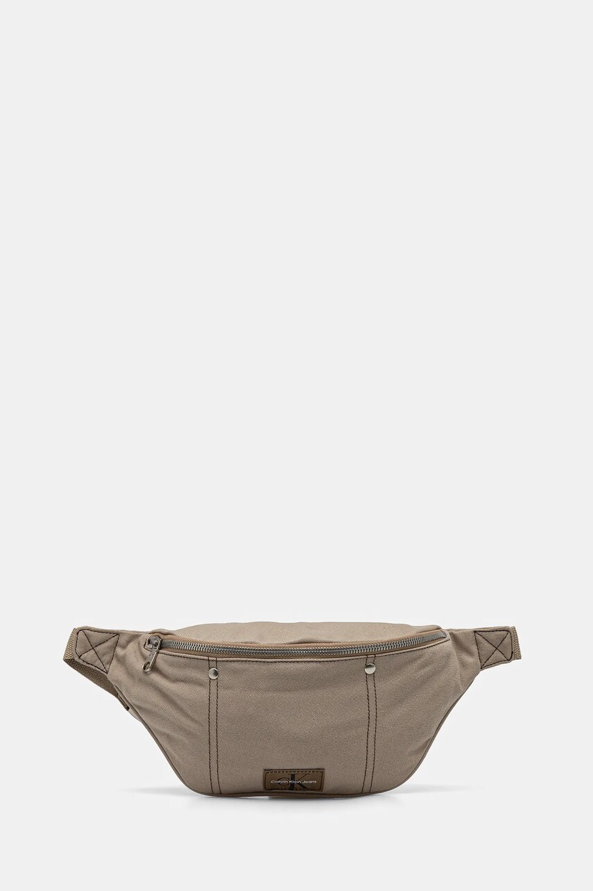 Levně Ledvinka Calvin Klein Jeans béžová barva, LV04G3027G