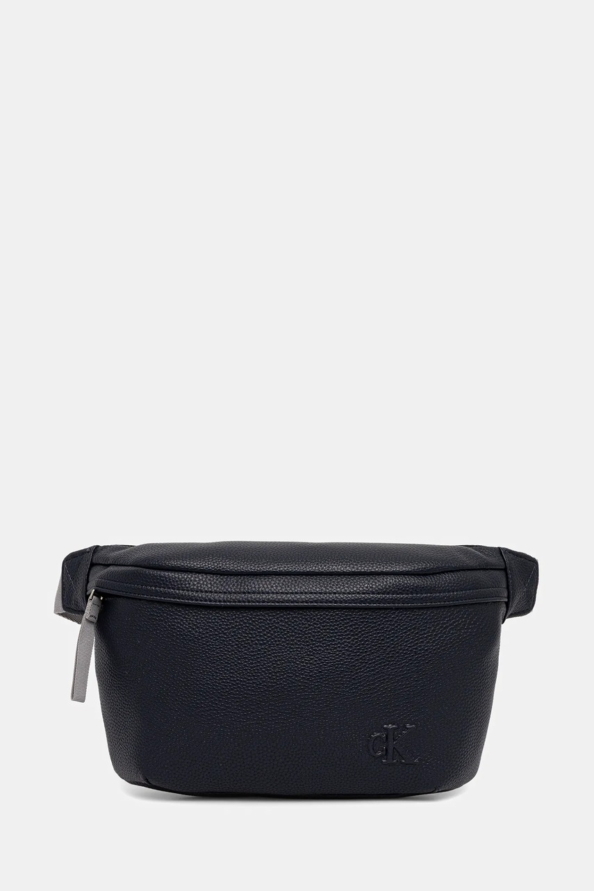 Levně Ledvinka Calvin Klein Jeans černá barva, LV04G3082G