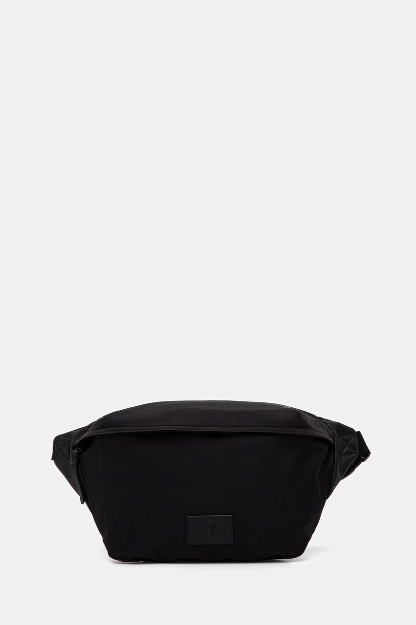 Levně Ledvinka Calvin Klein Jeans černá barva, LV04G3088G