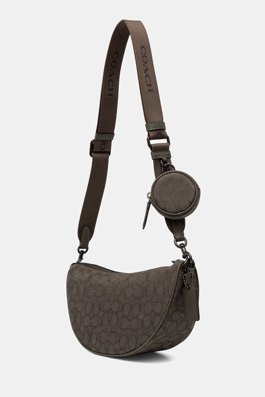 Сумка Coach цвет зелёный CAH95 Сумка Coach цвет зелёный CAH95