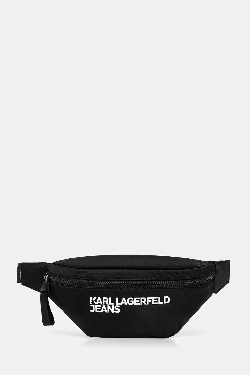 Karl Lagerfeld Jeans borseta barbati, culoarea negru, A1M30295
