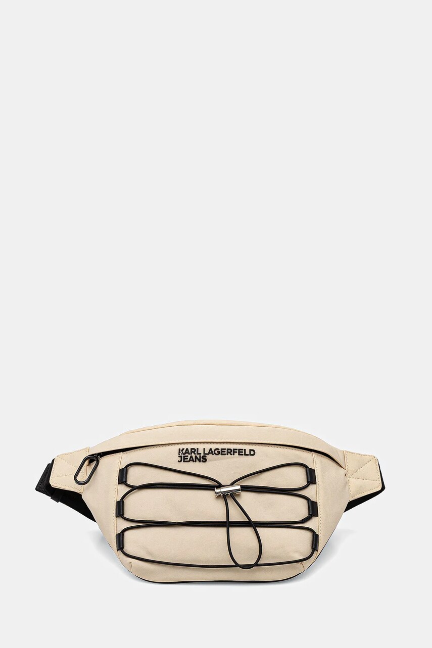 Karl Lagerfeld Jeans borseta culoarea bej, A2M30115