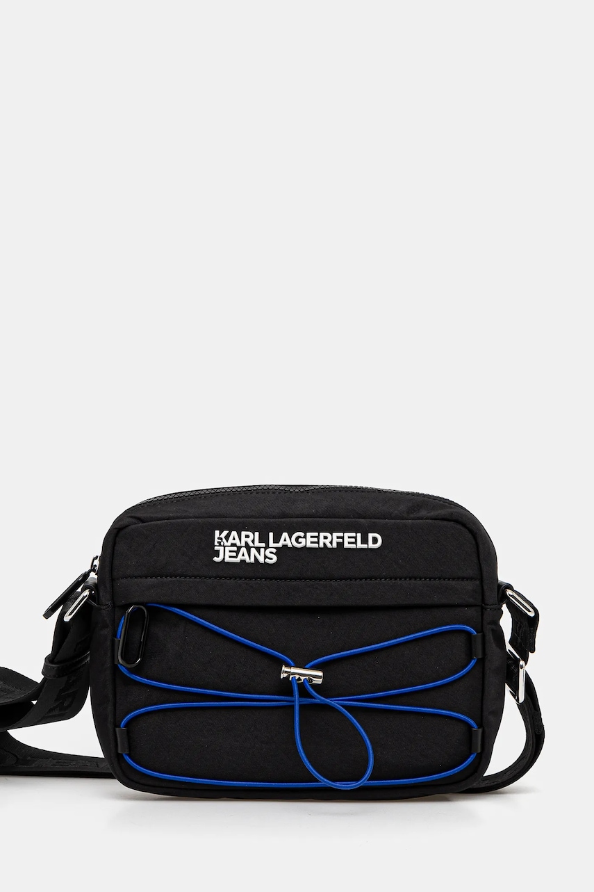 Karl Lagerfeld Jeans borseta culoarea negru, A2M30116