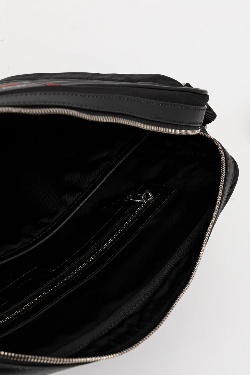 Τσάντα φορητού υπολογιστή Bally χρώμα: μαύρο, MAC04R φωτογραφία