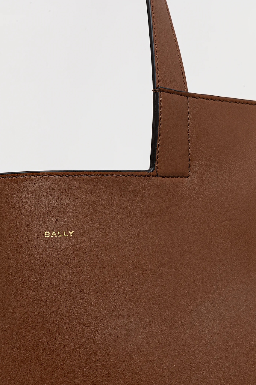Kožená taška Bally 43,5 x 43 x 12 cm