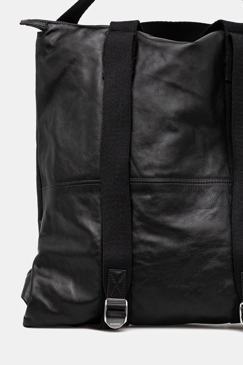 AllSaints bőr táska KEI fekete, M002XB termék 2. képe