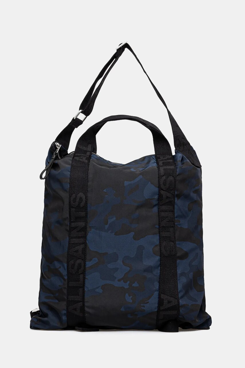 AllSaints geanta KEI culoarea albastru marin, M005XC