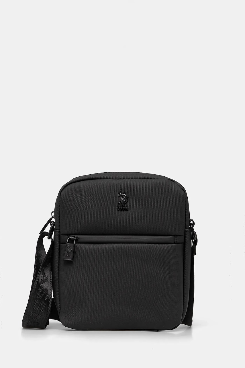 U.S. Polo Assn. borsetă Arrowhead culoarea negru, BEUA38740MPO U.S. Polo Assn. borsetă Arrowhead culoarea negru, BEUA38740MPO
