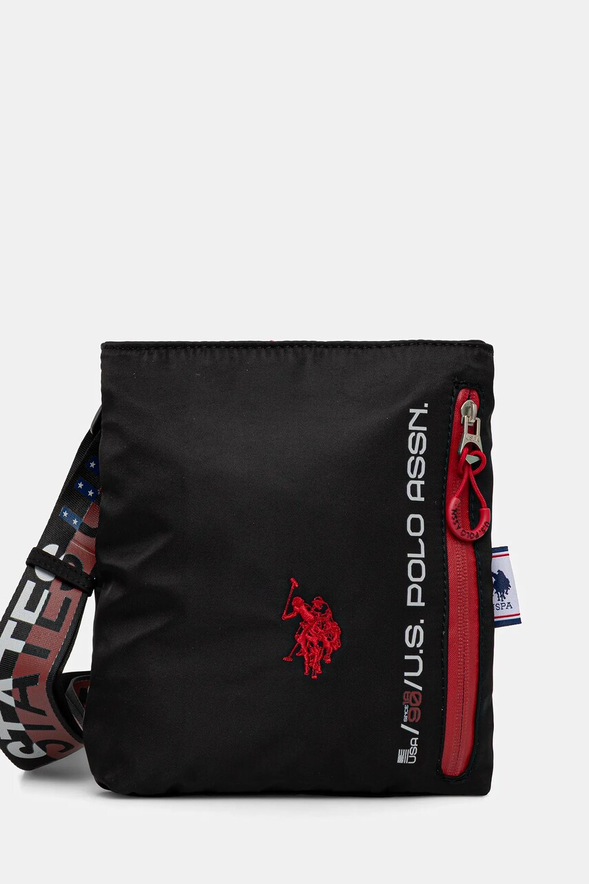 Levně Taštička U.S. Polo Assn. Bozeman pánská, černá barva, BIUB65683MIA