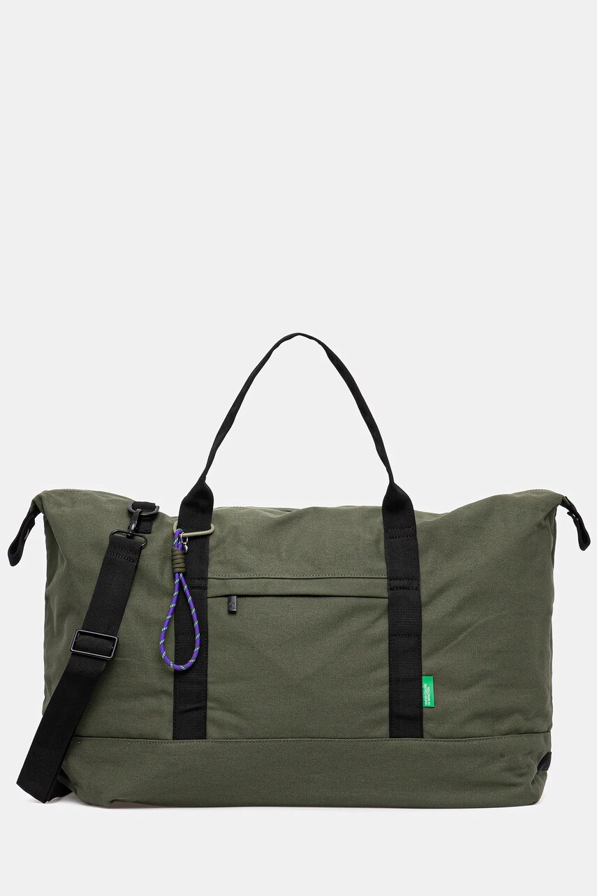 Levně Taška United Colors of Benetton zelená barva, 6RFQUY03K