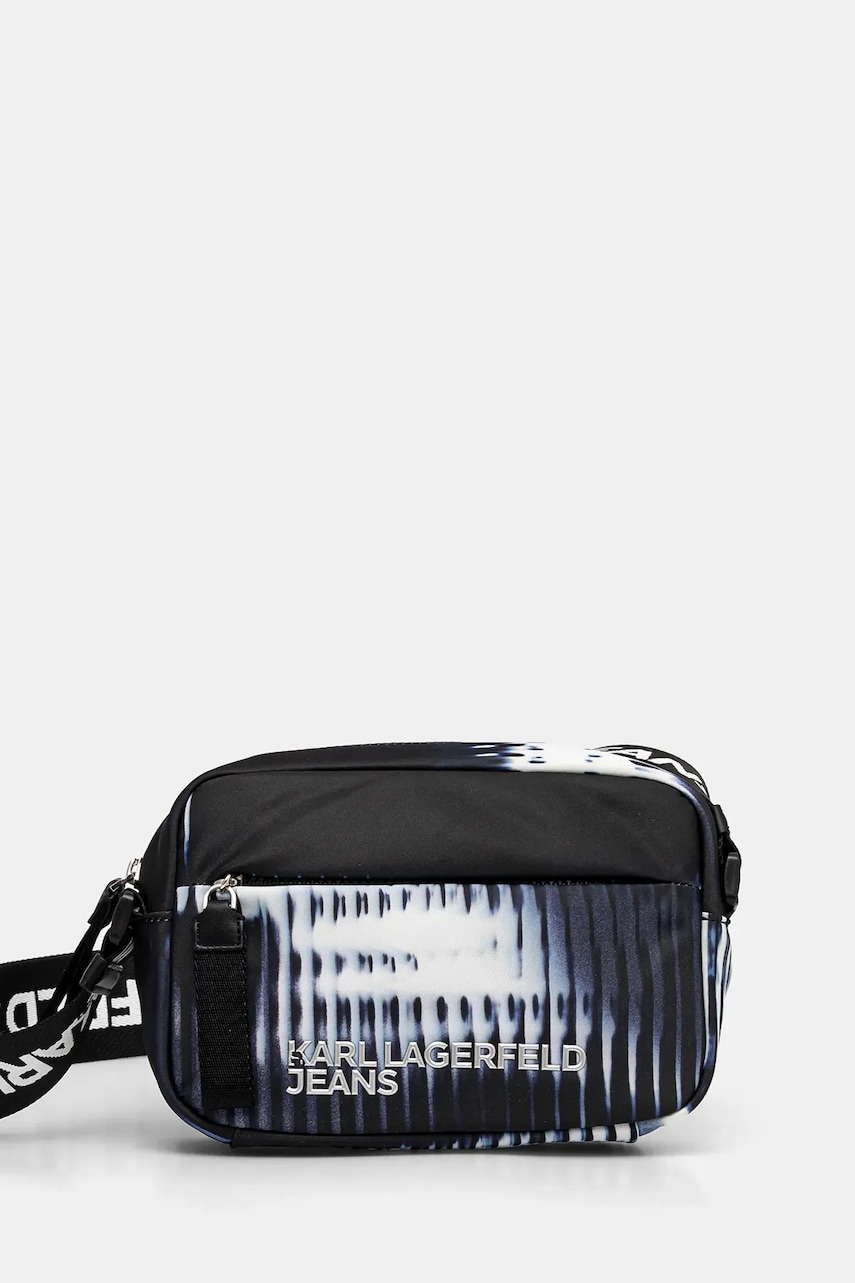 Karl Lagerfeld Jeans poseta culoarea negru, A1W30359 Karl Lagerfeld Jeans poseta culoarea negru, A1W30359