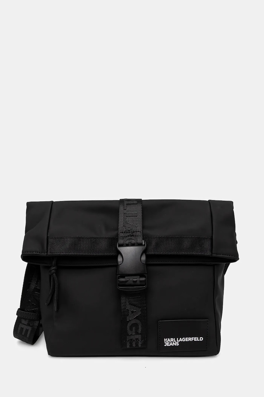 Karl Lagerfeld Jeans geanta culoarea negru, A1M30310 Karl Lagerfeld Jeans geanta culoarea negru, A1M30310