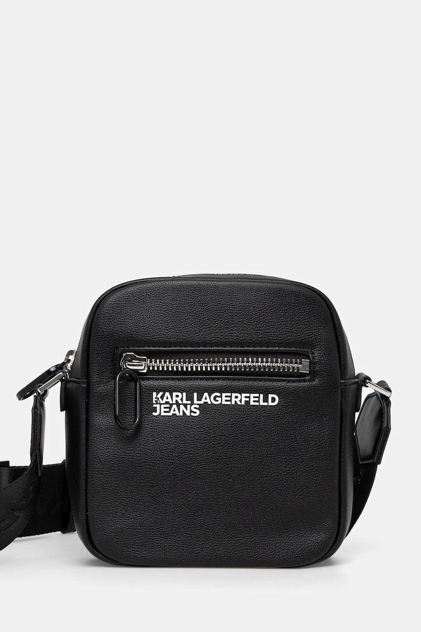 Karl Lagerfeld Jeans borsetă culoarea negru, A1M30340