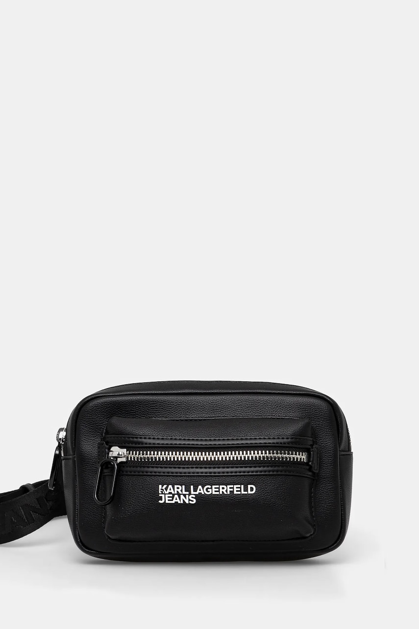 Karl Lagerfeld Jeans borseta culoarea negru, A1M30342
