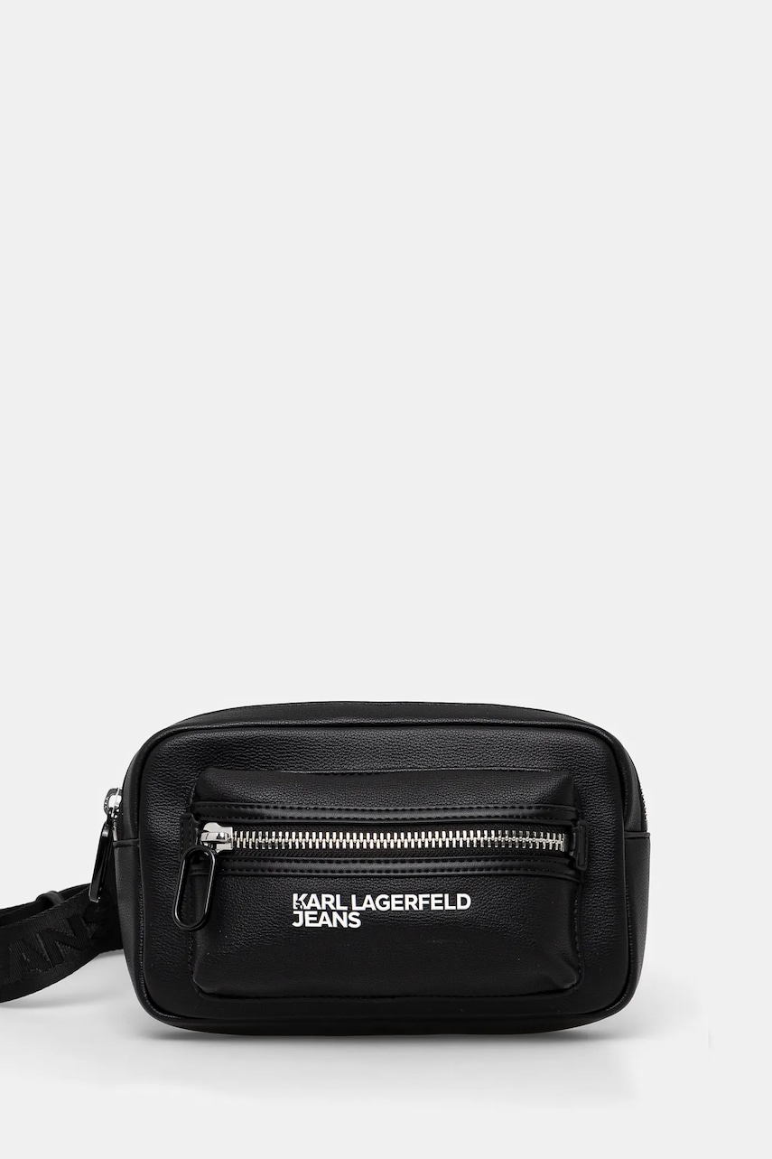 Karl Lagerfeld Jeans borsetă culoarea negru, A1M30342