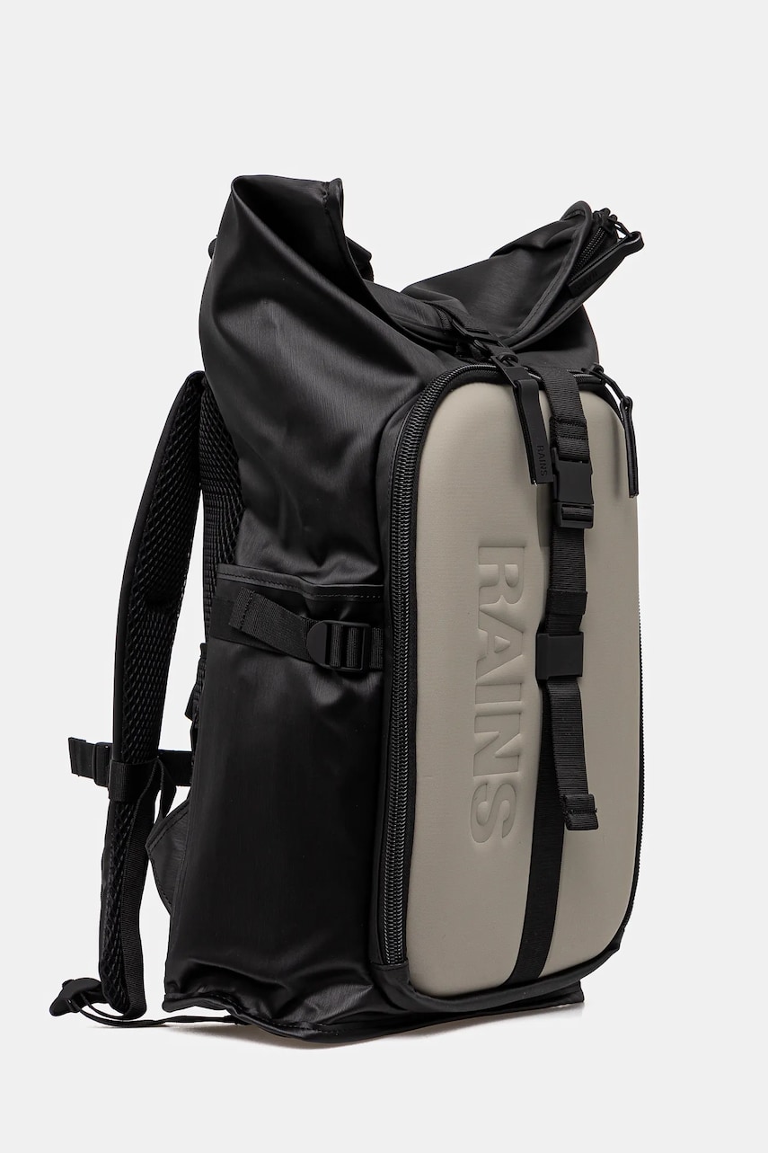Рюкзак Rains Texel Moulded Backpack W3 цвет чёрный большой однотонный 13430 Рюкзак Rains Texel Moulded Backpack W3 цвет чёрный большой однотонный 13430