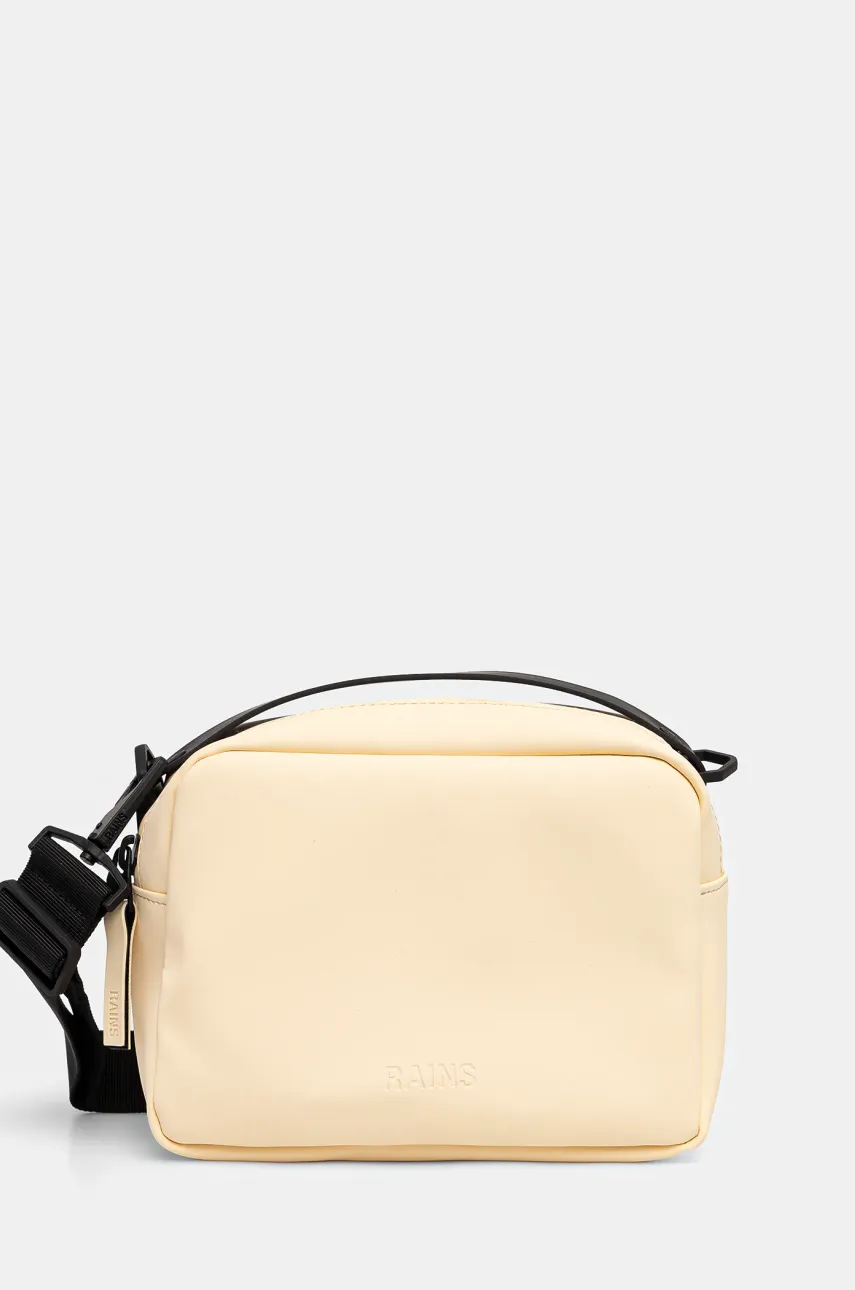 Rains borseta Box Bag W3 culoarea galben, 14100
