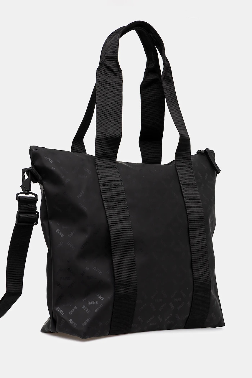 Сумка Rains Tote Bag Mini W3 цвет чёрный 14160 Сумка Rains Tote Bag Mini W3 цвет чёрный 14160