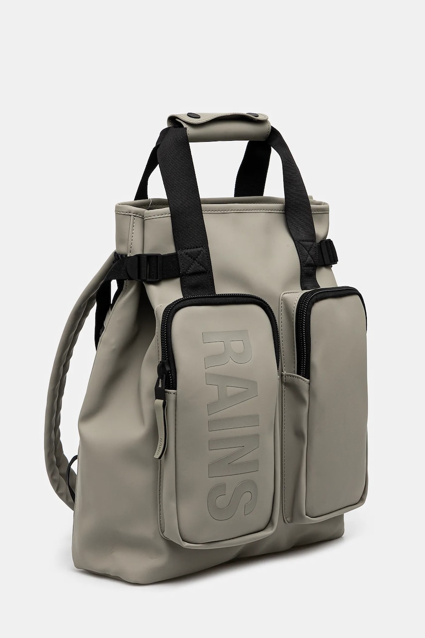 Рюкзак Rains Texel Tote Backpack W3 цвет зелёный 14240 Рюкзак Rains Texel Tote Backpack W3 цвет зелёный 14240