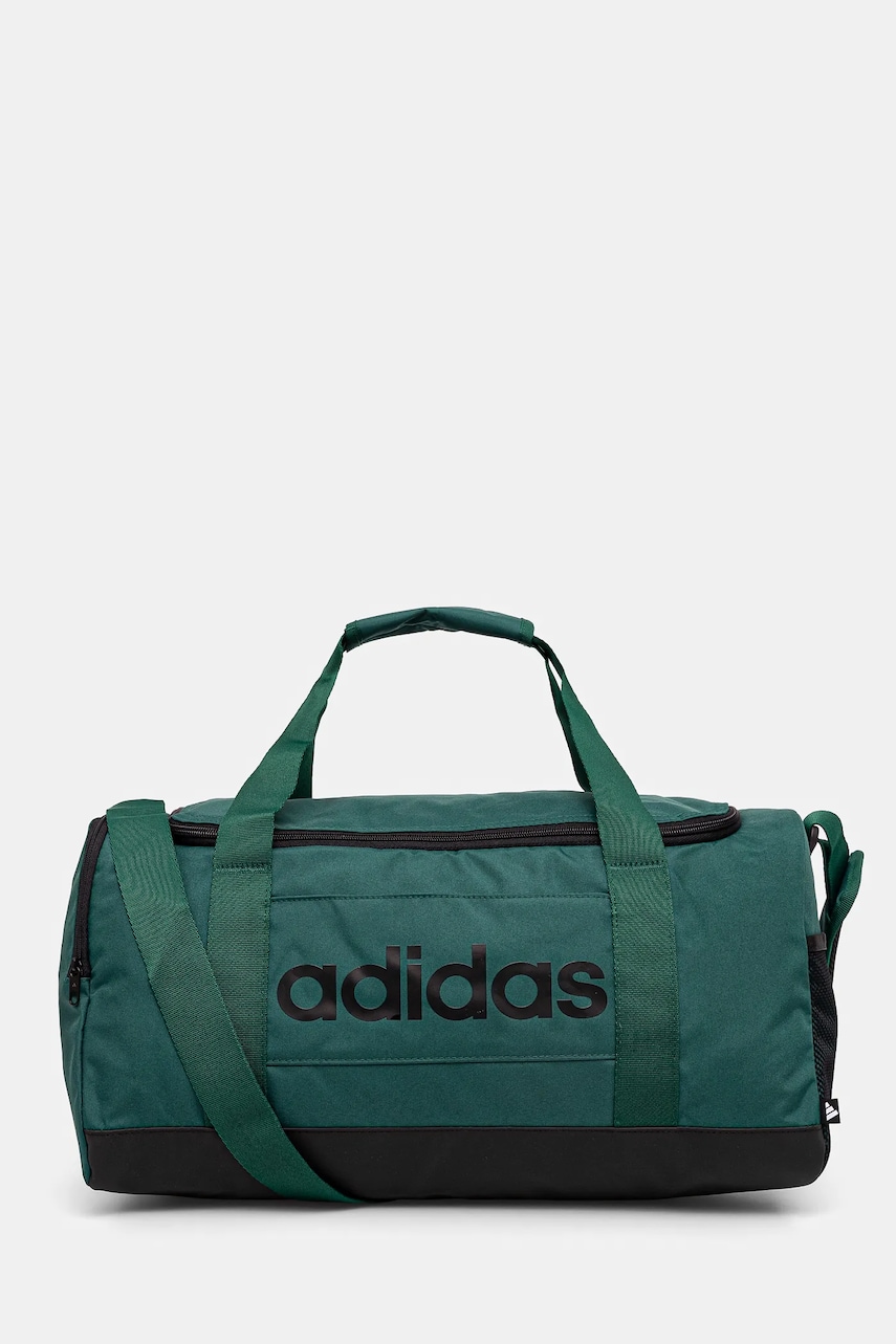 adidas geanta Linear Duffel culoarea verde, IN6112 adidas geanta Linear Duffel culoarea verde, IN6112