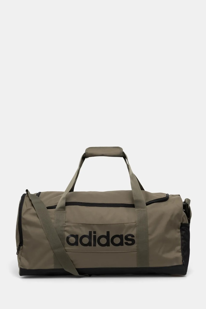 adidas geanta Linear Duffel culoarea verde, IN6119 adidas geanta Linear Duffel culoarea verde, IN6119