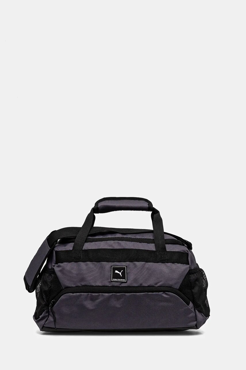 Puma geanta sport 19L culoarea gri, 909190