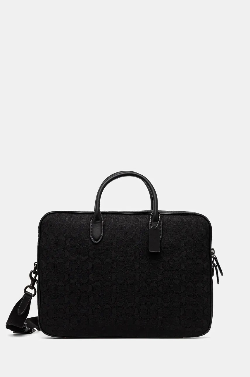 Coach geantă culoarea negru, CAK97