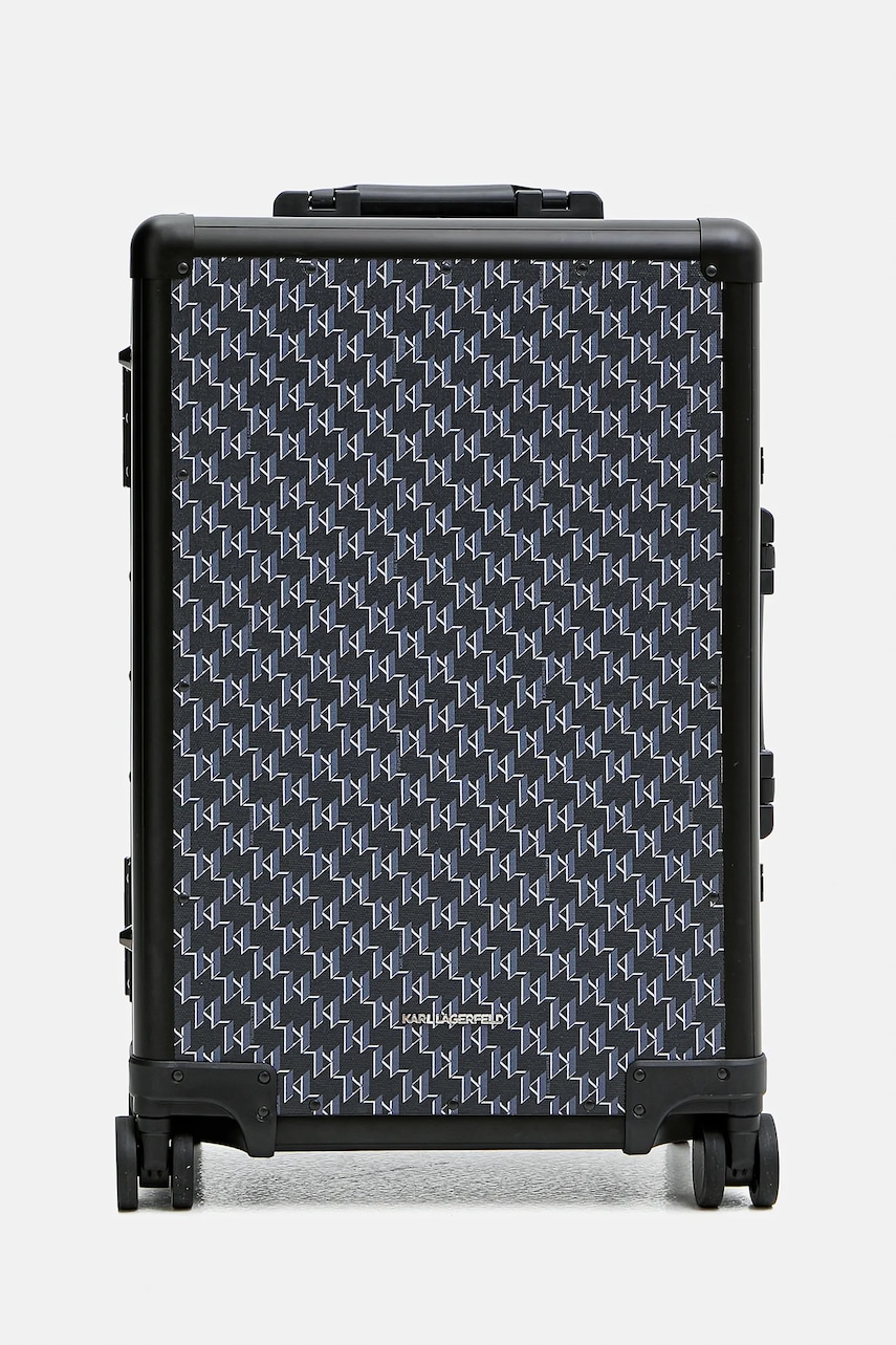 Karl Lagerfeld valiza  55x36x22 cm culoarea bleumarin, A1M30482