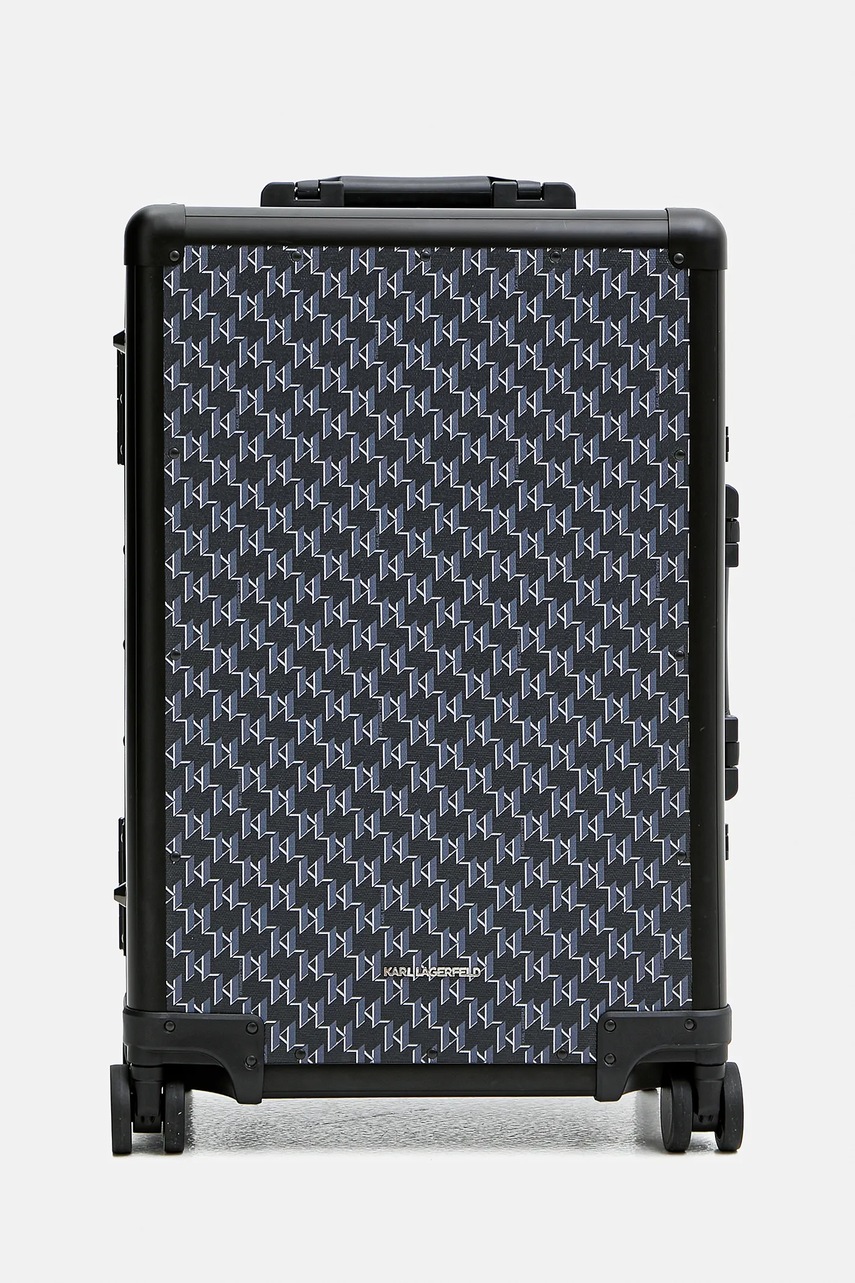 Karl Lagerfeld valiză  55x36x22 cm culoarea bleumarin, A1M30482